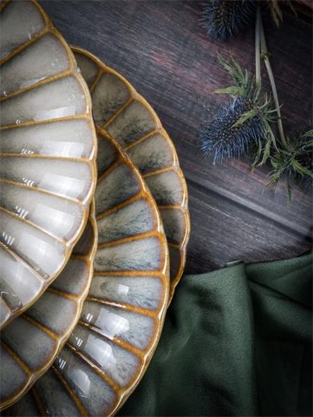 Тарелка d 20,8 см h 2,8 см , ASTERA PEARL