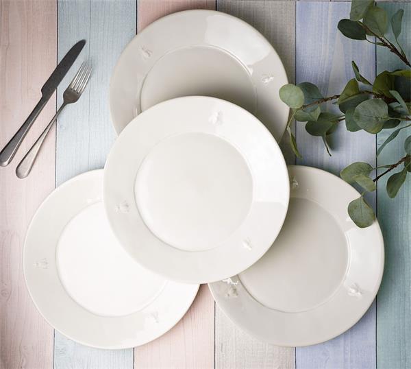 Тарелка d 27,4 см, керамика, цвет молочный, CERAMIQUE ABEILLE