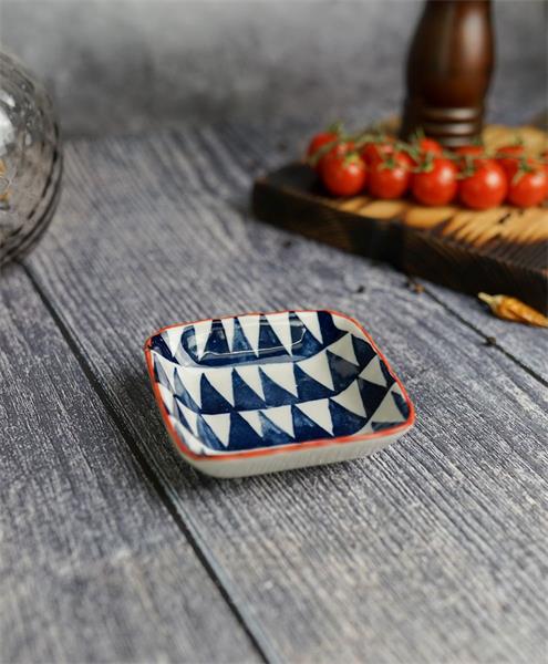 Тарелка квадратная, 9 см., MIX&MATCH COBALT