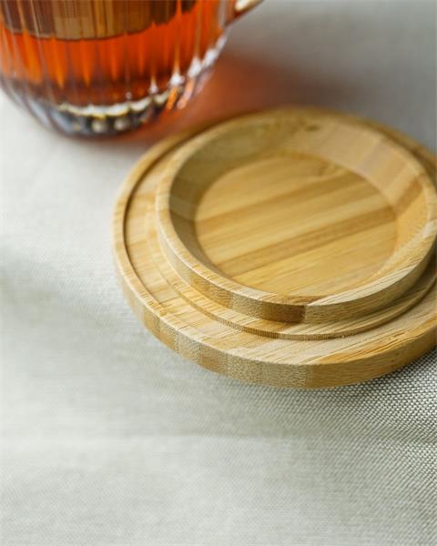 Кружка для заварки чая с металл. фильтром и  дерев.крышкой, 400 мл, h 13 см,  d 9 см, OUESSANT