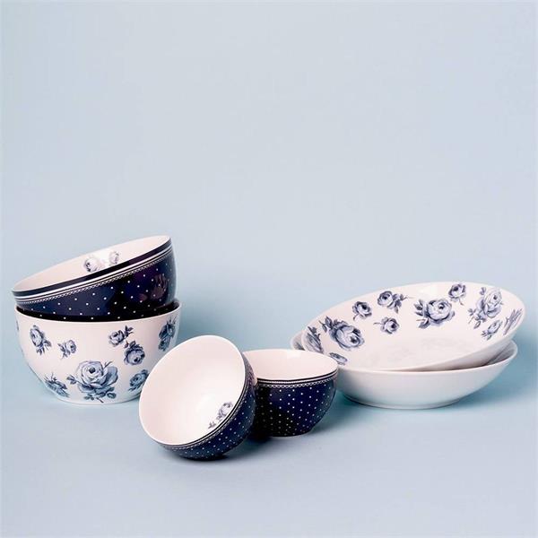 Тарелка глубокая 25 см, декор FLORAL