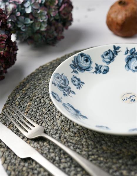 Тарелка глубокая 25 см, декор FLORAL