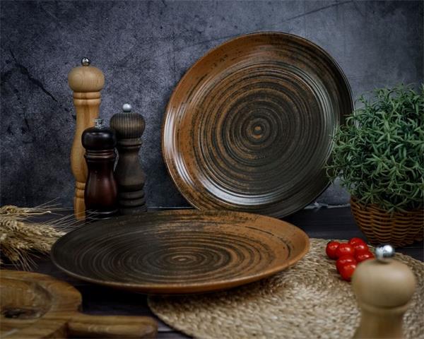 Набор тарелок Lykke Brown 30 см, 2 шт