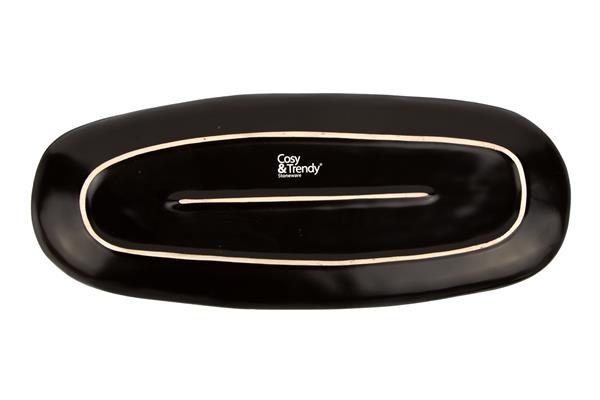 Блюдо овальное 36,5x15 см h 2 см, SAPPHIRE