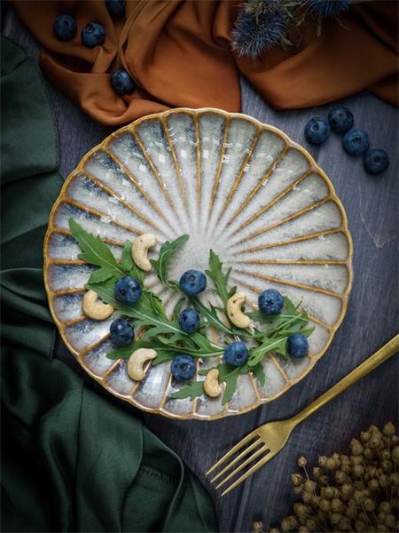 Тарелка d 20,8 см h 2,8 см , ASTERA PEARL