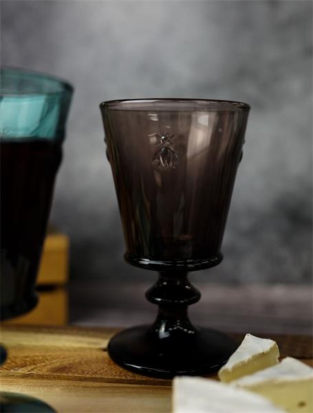 Набор из 4 разноцветных бокалов для вина 240 мл, ,  h 14,1 см, d 8,5 см , ABEILLE