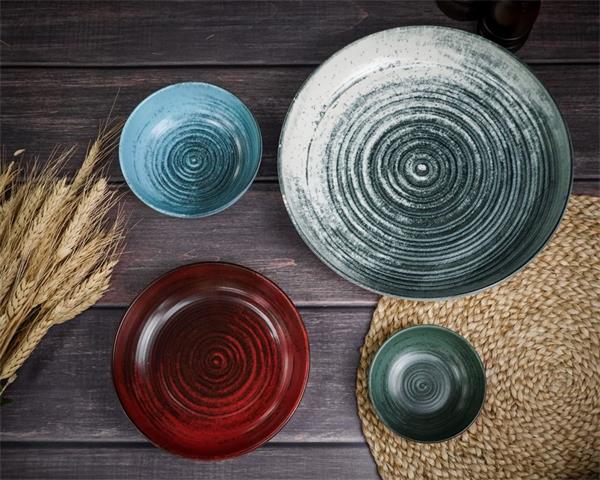 Набор салатников Lykke Red 400 мл, 4 шт