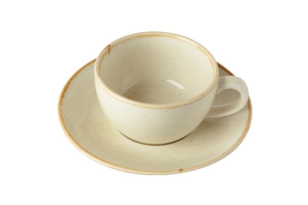 Чашка 250 мл фарфор цвет желтый Seasons