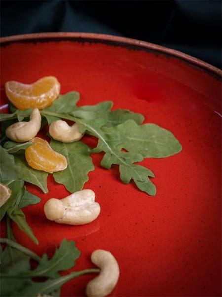 Салатник полуглубокий d 22 см h 4 см 835 мл фарфор цвет красный Seasons