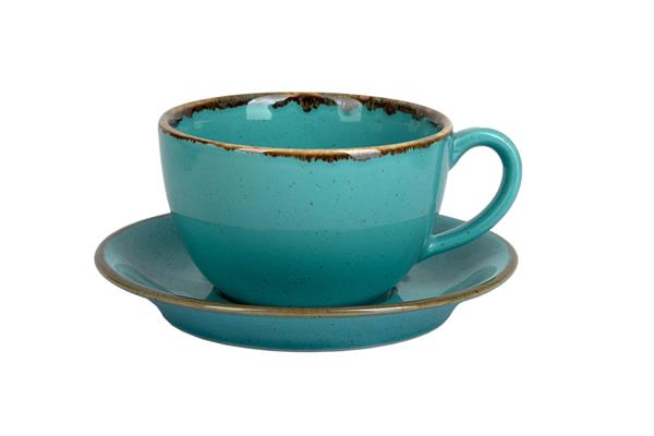 Porland Набор чайных пар 340 мл Сизонс (4 предмета),бирюзовый