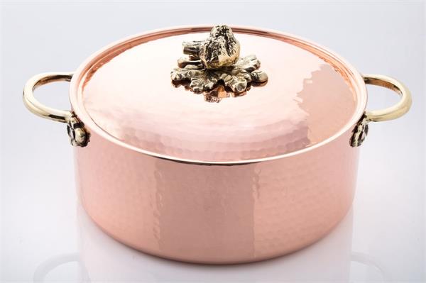 Кастрюля с 2-мя ручками, медь, 18 CM