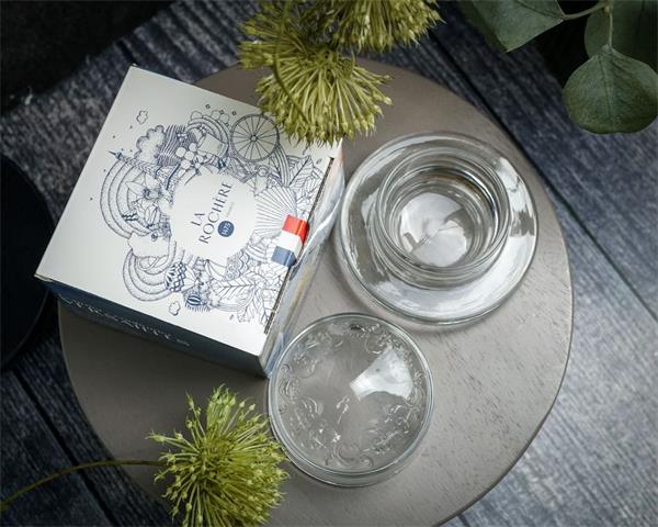 Масленка с крышкой 70 мл, d 9,5 см h 6,5 см, VERSAILLES