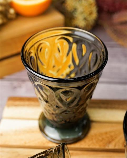 Стакан на ножке, 200 мл, h 11,3 см, d 8 см LYONNAIS anthracite