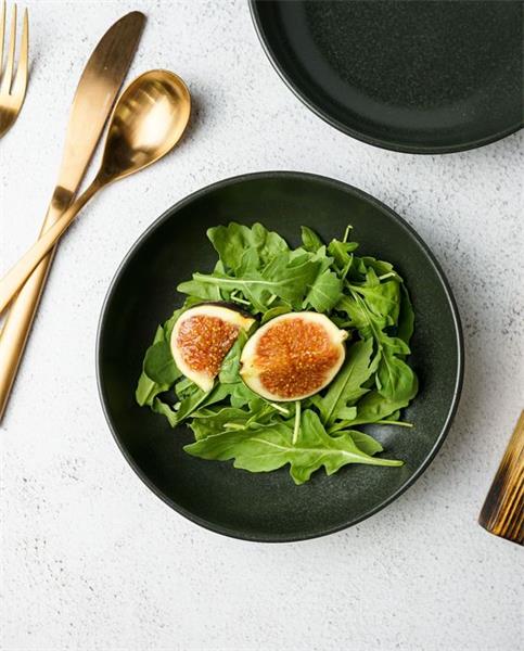 Салатник полуглубокий d 17 см h 4 см 415 мл фарфор цвет черный Seasons