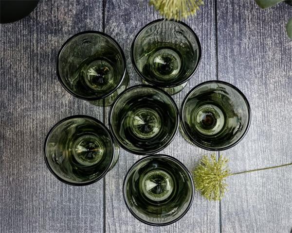 Бокал для вина 240 мл, h 14,1 см, d 8,5 см, цвет оливковый ABEILLE  OLIVE (замена 611014)