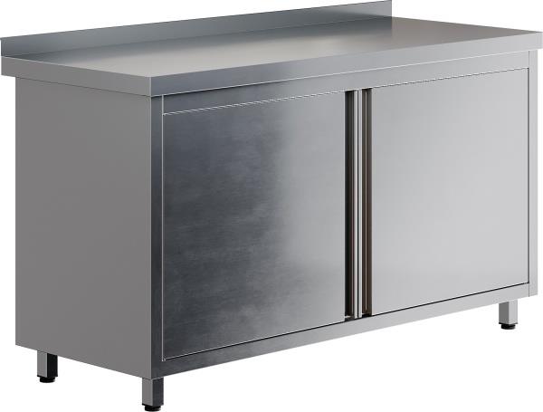 Стол производственный с распашными дверьми RESTOINOX СПЗР-10/7-Б