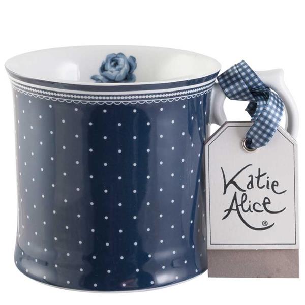 Кружка 400 мл, декор BLUE SPOT 