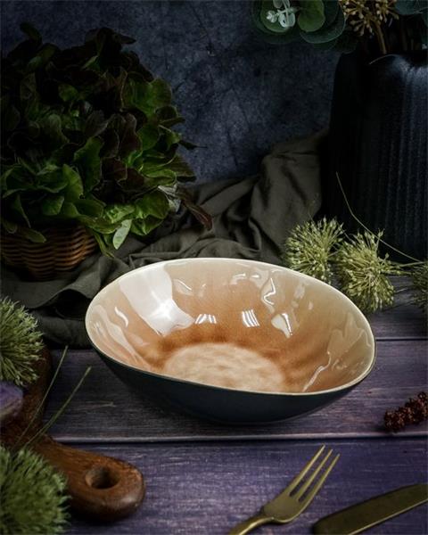 Салатник 20x16,5 см h 6 см, LAGUNA OLD ROSE