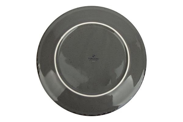 Porland Набор обеденных тарелок 24 см (4 предмета), тёмно-серый