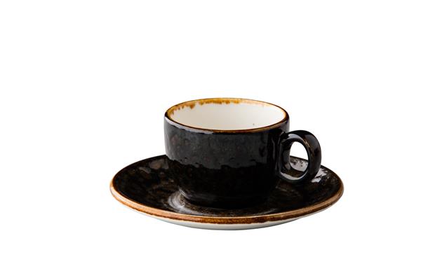 Блюдце универсальное 15 см, цвет коричневый (для чайных чашек) Jersey