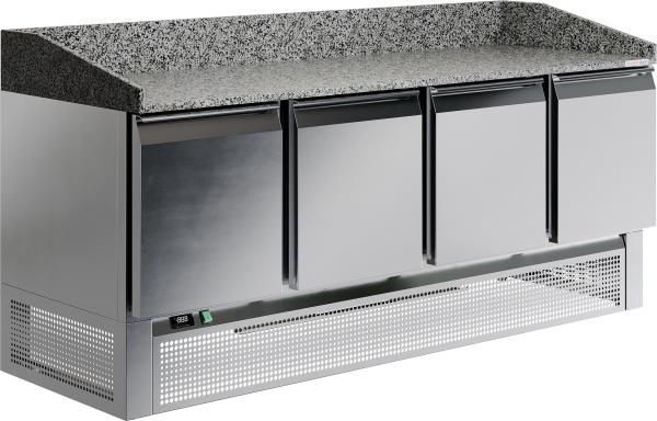Стол холодильный для пиццы RESTOINOX PZS4-1111GNE (нижн. расп. агр)