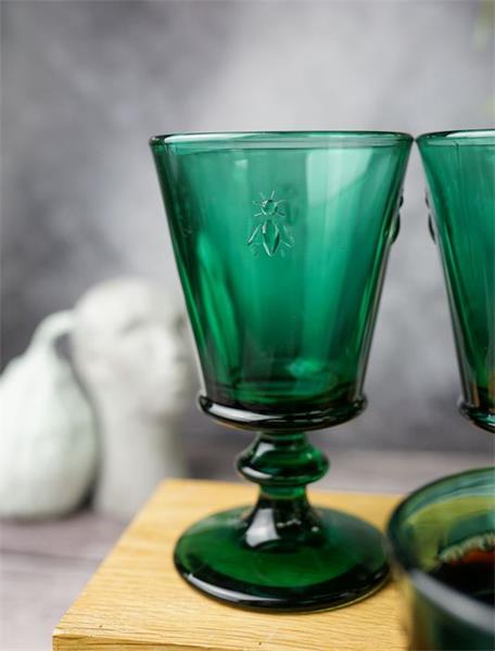 Бокал для вина 240 мл,  h 14,1 см, d 8,5 см ABEILLE EMERAUDE