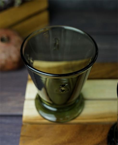 Набор из 4 разноцветных стаканов  260 мл, h 10,3 см, d 8,4 см , ABEILLE