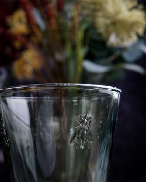 Бокал для вина 240 мл, h 14,1 см, d 8,5 см, цвет оливковый ABEILLE  OLIVE (замена 611014)