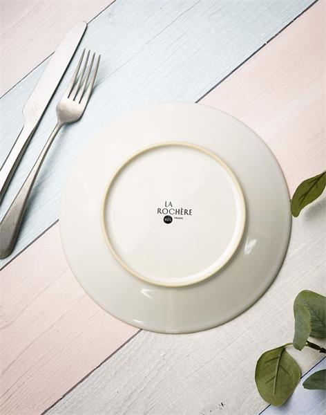 Тарелка d 21,4 см, керамика, цвет молочный, CERAMIQUE ABEILLE