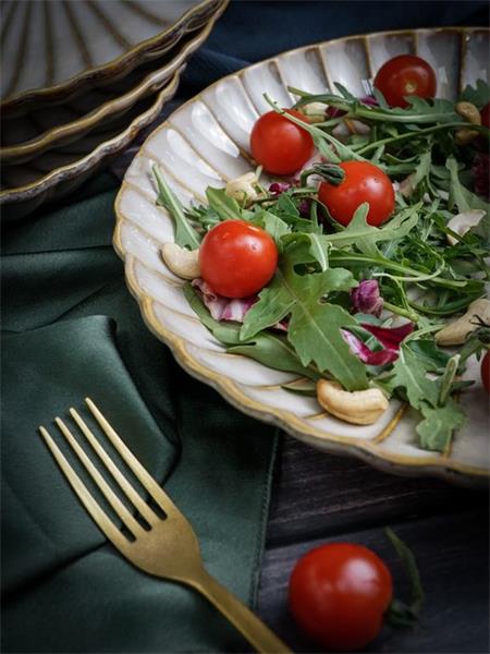 Тарелка d 27,4 см h 3,8 см, ASTERA PEARL	