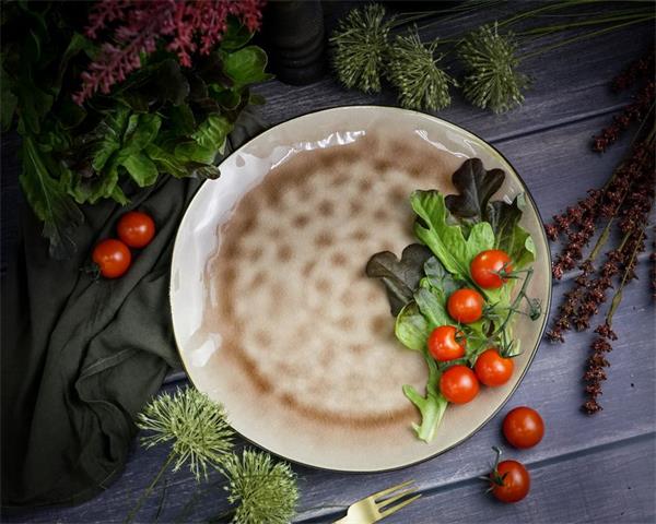 Тарелка d 26,5 см h 2,5 см, LAGUNA OLD ROSE