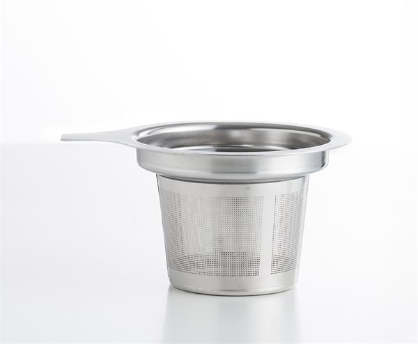 Кружка для заварки чая с металл. фильтром и  дерев.крышкой, 275 мл, h 12,2 см,  d 9,1 см, ABEILLE