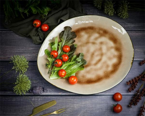 Блюдо овальное 32,5x28,5 см h 3 см, LAGUNA OLD ROSE