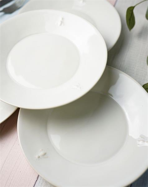 Тарелка d 21,4 см, керамика, цвет молочный, CERAMIQUE ABEILLE