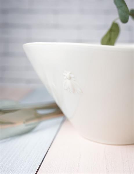 Салатник 3,3 л, d 26 см h 13 см, керамика, цвет молочный, CERAMIQUE ABEILLE