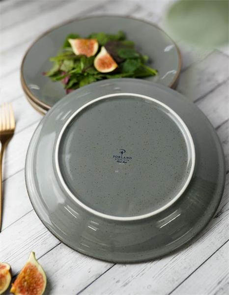 Porland Набор обеденных тарелок 24 см (4 предмета), тёмно-серый