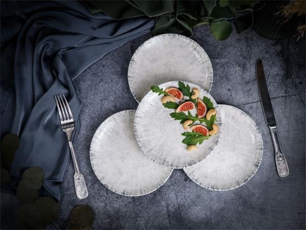 Тарелка мелкая 17 см, без борта