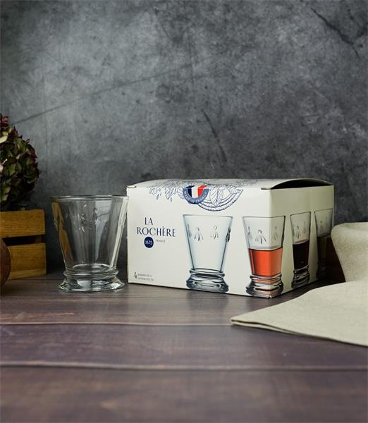 Набор из 4 стаканов  260 мл, h 10,3 см, d 8,4 см , ABEILLE