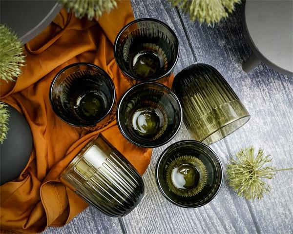 Стакан O/F 290 мл, h 9,5 см, d 8 см, цвет зеленый OUESSANT OLIVE	