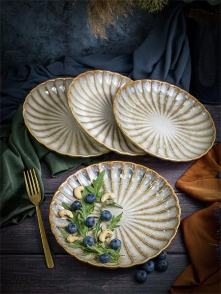 Тарелка d 20,8 см h 2,8 см , ASTERA PEARL