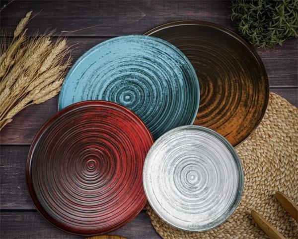 Набор тарелок с вертикальным бортом Lykke Brown 30 см, 2 шт