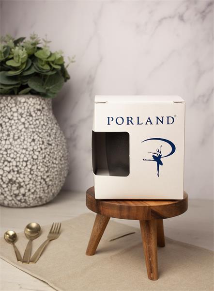 Кружка Porland Seasons 260 мл, черная, подарочная упаковка