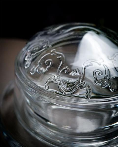 Масленка с крышкой 70 мл, d 9,5 см h 6,5 см, VERSAILLES