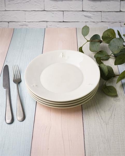 Тарелка d 21,4 см, керамика, цвет молочный, CERAMIQUE ABEILLE