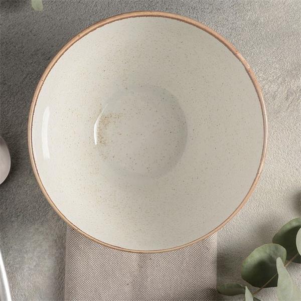 Салатник d 16 см h 8.5 см 770 мл фарфор цвет бежевый Seasons