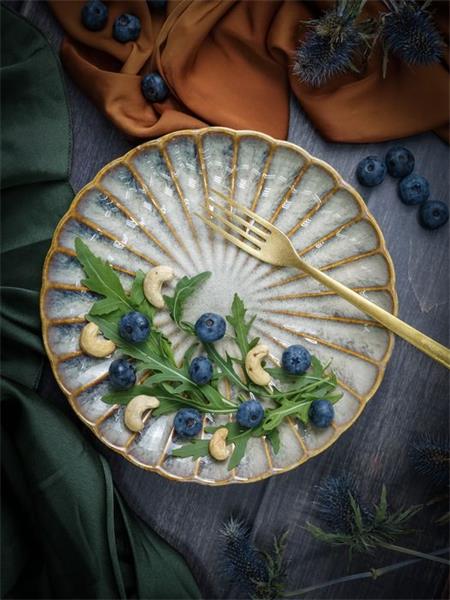 Тарелка d 20,8 см h 2,8 см , ASTERA PEARL