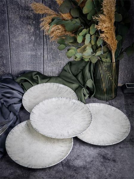 Тарелка мелкая 25 см, без борта