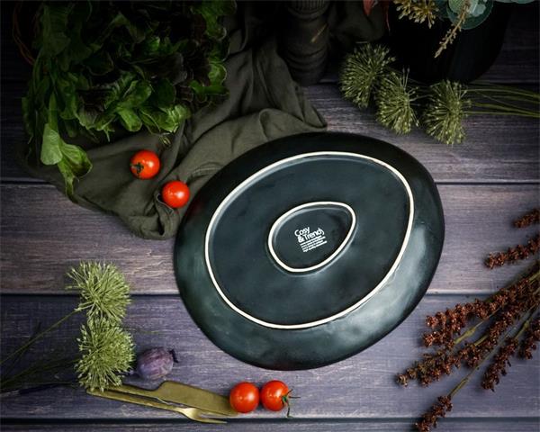 Тарелка овальная 27x23 см h 2 см, LAGUNA OLD ROSE