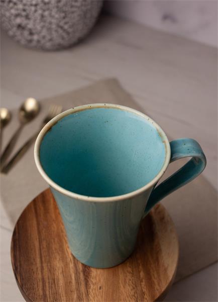 Кружка Porland Seasons 340 мл, бирюзовая, подарочная упаковка