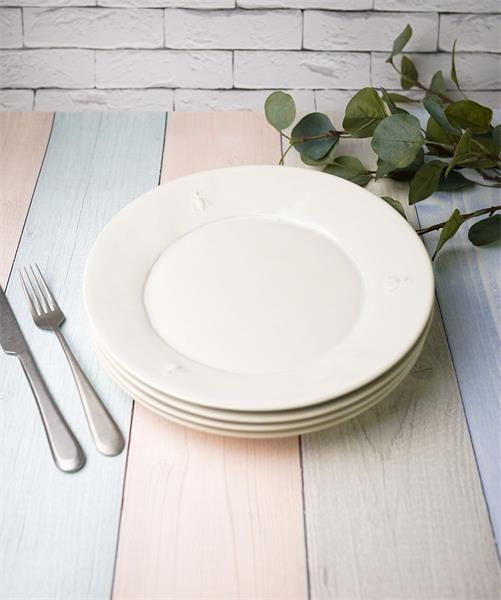 Тарелка d 27,4 см, керамика, цвет молочный, CERAMIQUE ABEILLE